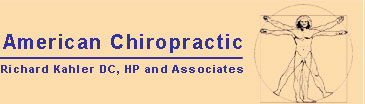 Logo American Chiropractic - Richard Kahler DC, HP and Associates