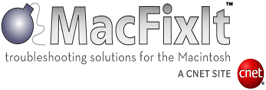 Logo MacFixIt - Troubleshooting Solutions for the Macintosh