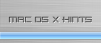 Logo Mac OS X Hints